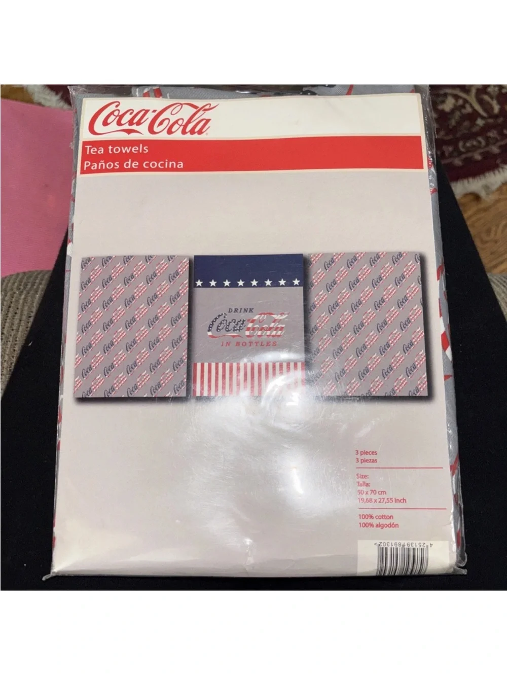 Coca-Cola Patriotic Logo Boxed Set - Gray, Red, Navy